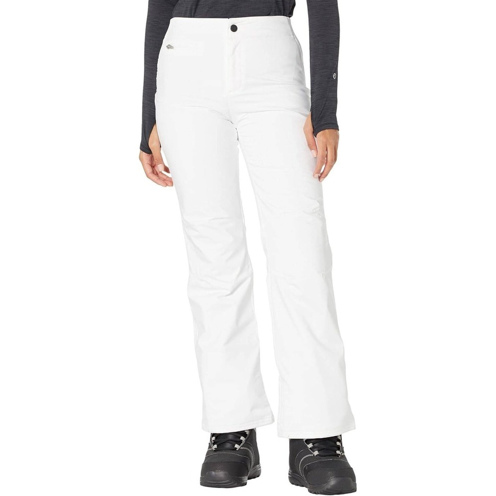 Obermeyer Sugarbush Stretch Ski Pant White Performance Tech Snow Winter